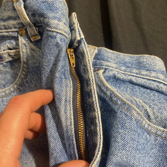 Vintage 90s Tapered Lee Jeans - Picture 5 of 12